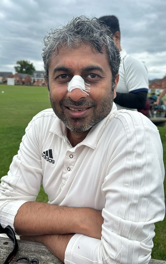 Man Headbutts Cricket Ball